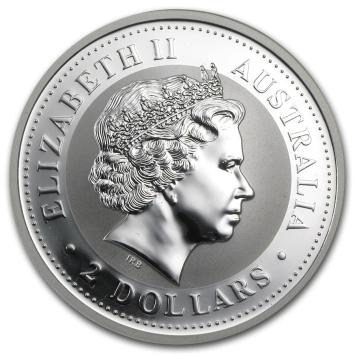 Australië Lunar 1 Slang 2001 2 ounce silver